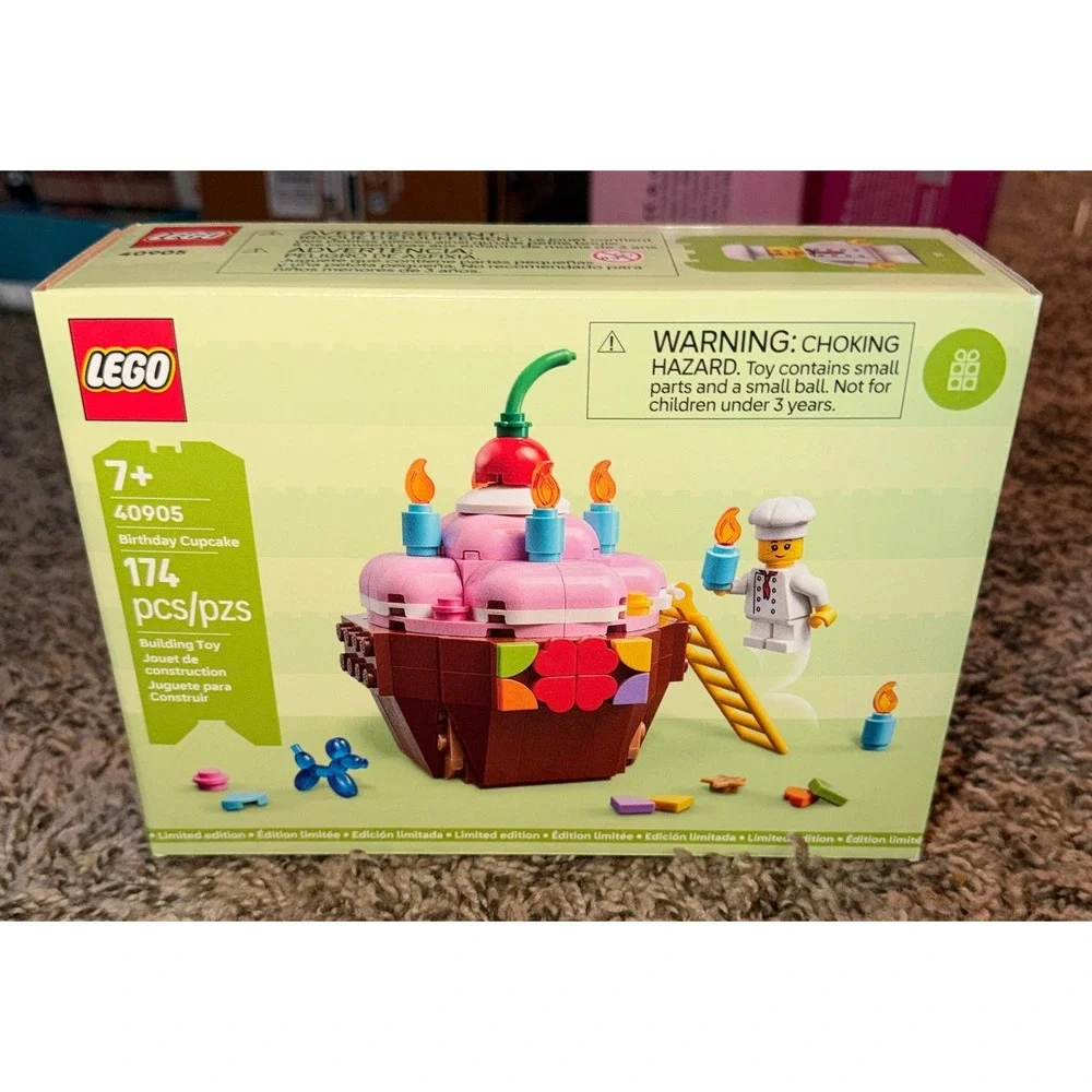 Lego Birthday Cupcake Limited Edition Building Set (NWT) 40905
